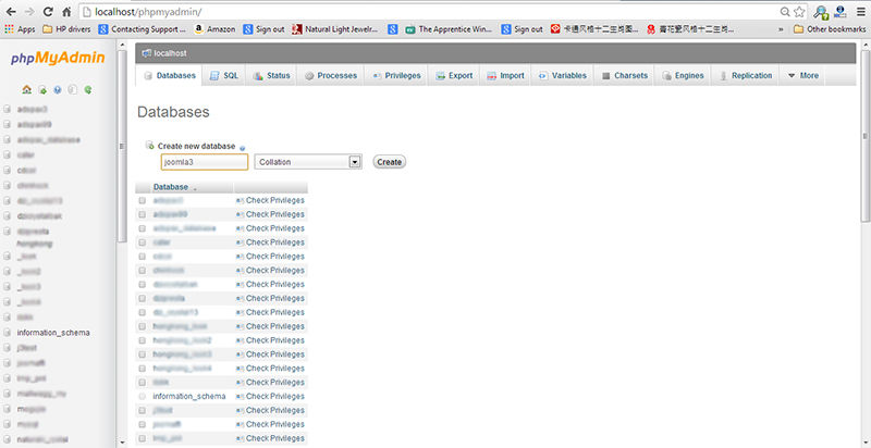 Joomla 3 database